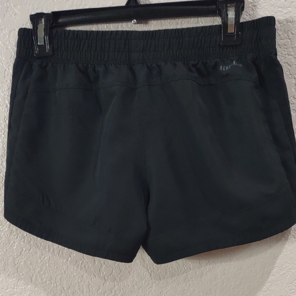 Adidas Black Athletic Shorts Lightweight Stretchy Design - Picture 5 of 17